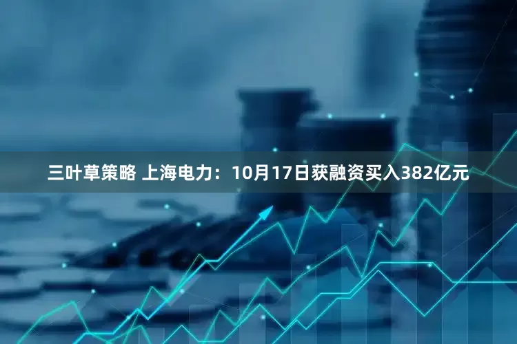 三叶草策略 上海电力：10月17日获融资买入382亿元